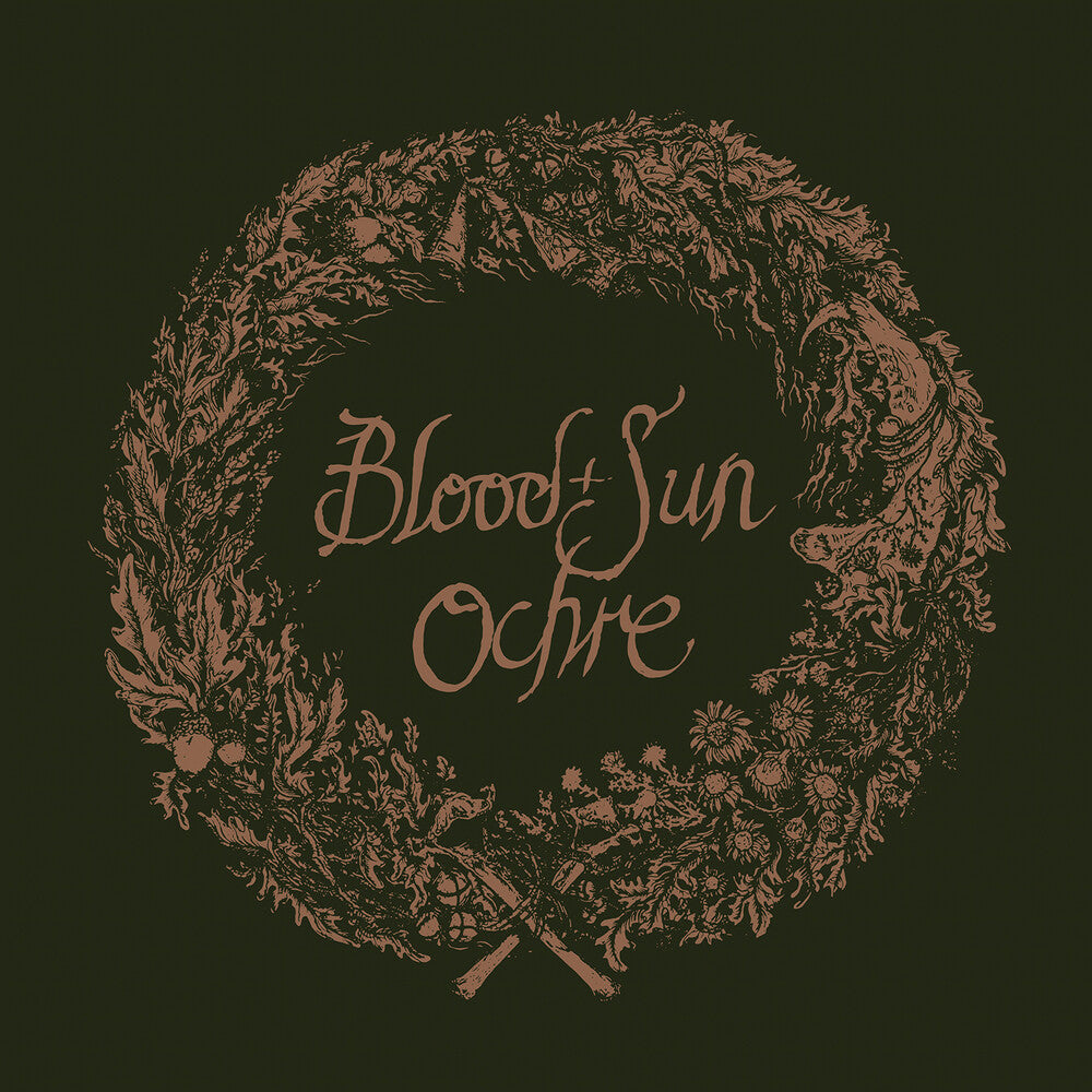 the album cover for Blood And Sun - Ochre - Collected Eps