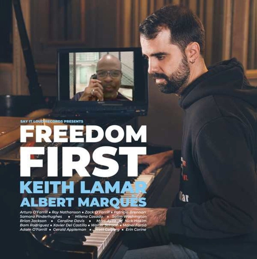 the album cover for Keith Lamar / Marques,Albert - Freedom First (Spa)