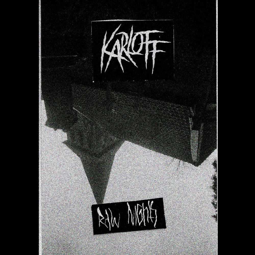 the album cover for Karloff - Raw Nights