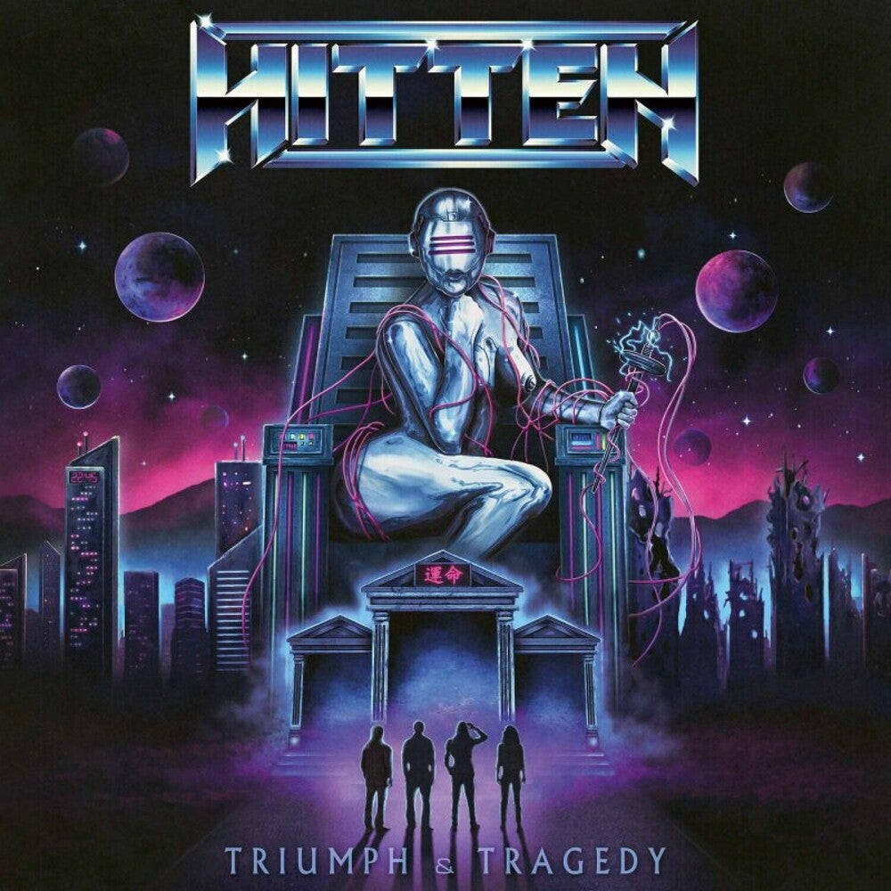 the album cover for Hitten - Triumph & Tragedy - Splatter (Spla)