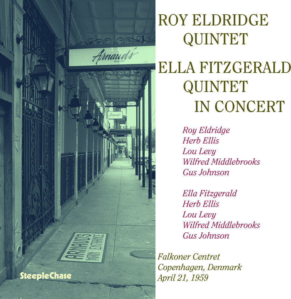 the album cover for Roy Eldridge / Fitzgerald,Ella - In Concert
