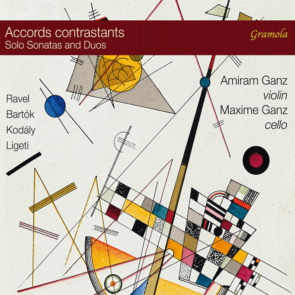 the album cover for Bartok / Kodaly / Ligeti - Accords contrastants