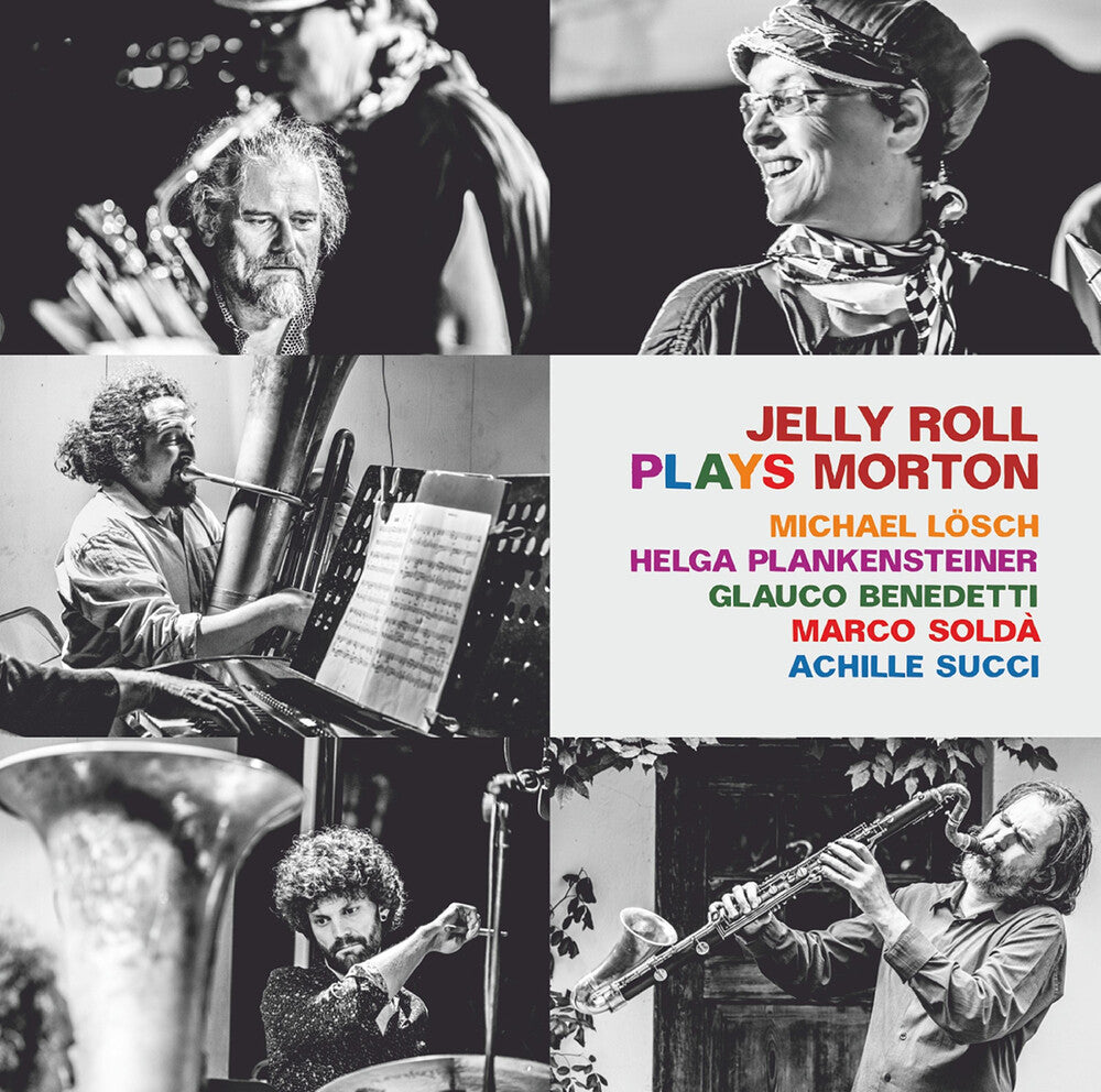 the album cover for Jelly Morton Roll / Losch / Plankensteiner - Jelly Roll Plays Morton