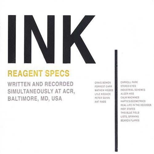 the album cover for Ink (Experimetal Rock) - Reagent Specs