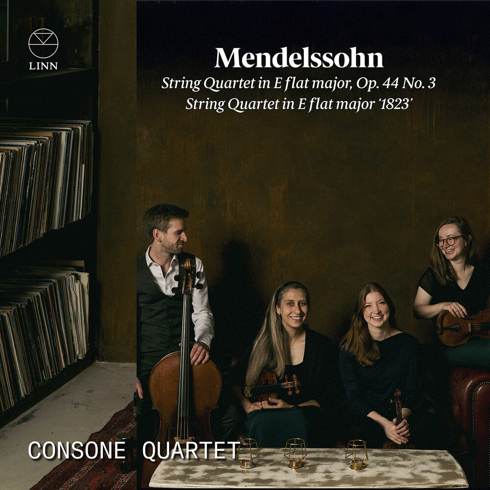 the album cover for Mendelssohn / Consone Quartet - String Quartet No. 3