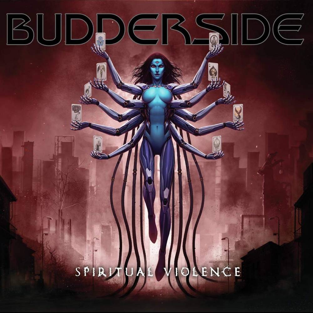 the album cover for Budderside - Spiritual Violence