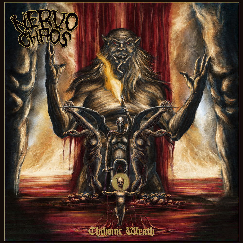 the album cover for Nervochaos - Chthonic Wrath