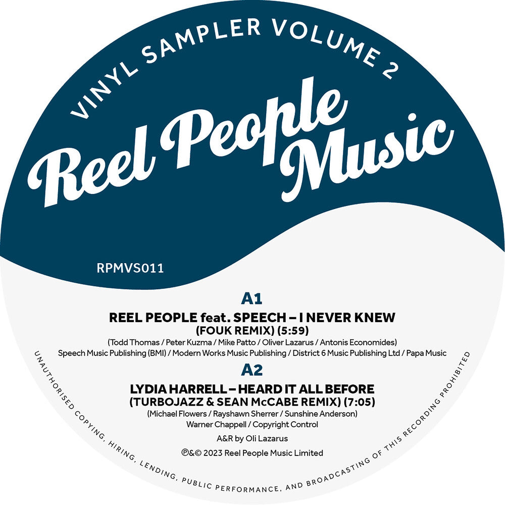 the album cover for Reel People Music : Vinyl Sampler Vol. 3 / Various - Reel People Music : Vinyl Sampler Vol. 3 / Various
