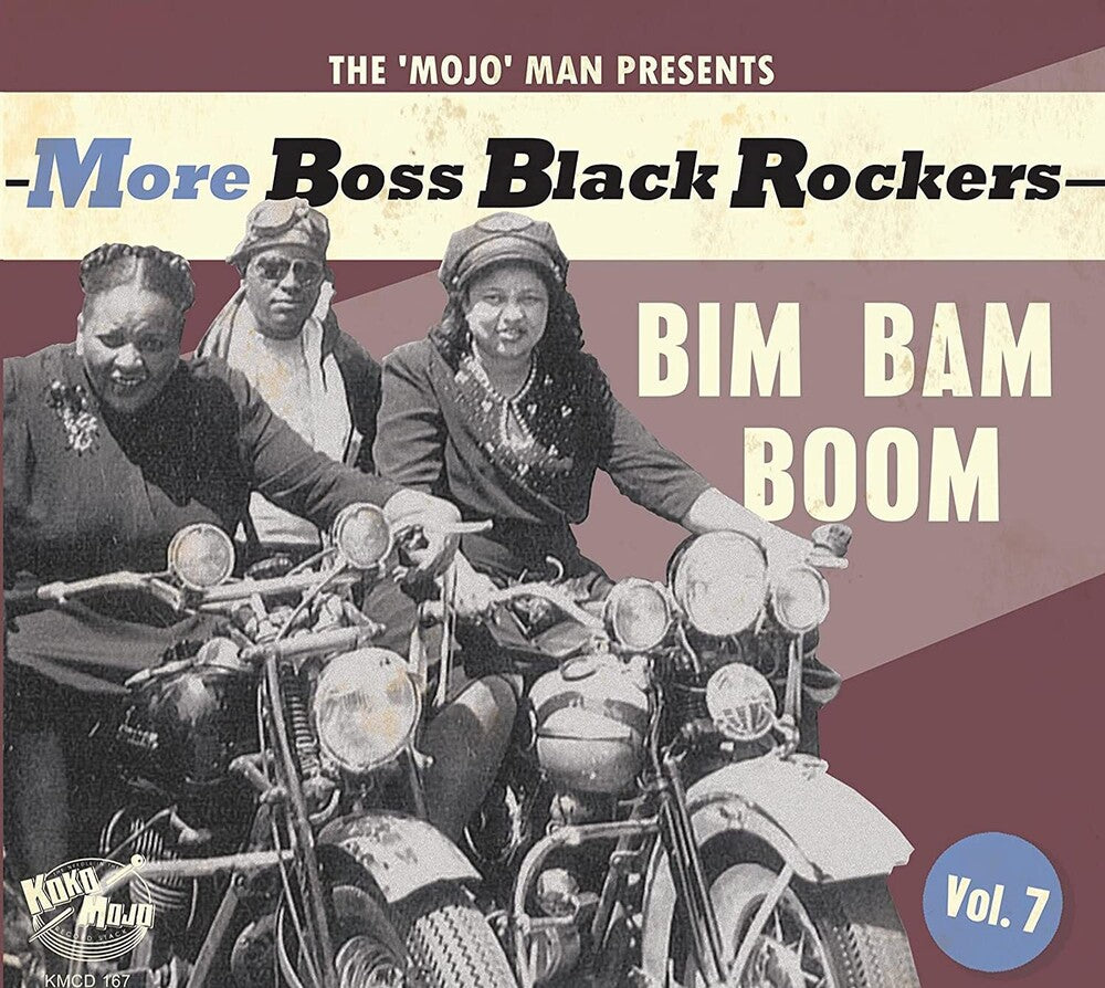the album cover for More Boss Black Rockers 7: Bim Bam Boom / Various - More Boss Black Rockers 7: Bim Bam Boom / Various