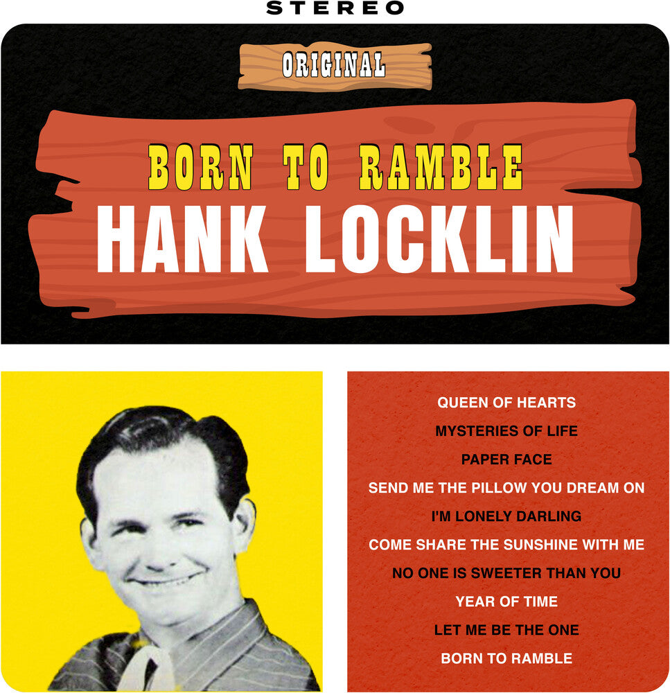 the album cover for Hank Locklin - Born To Ramble (Mod)