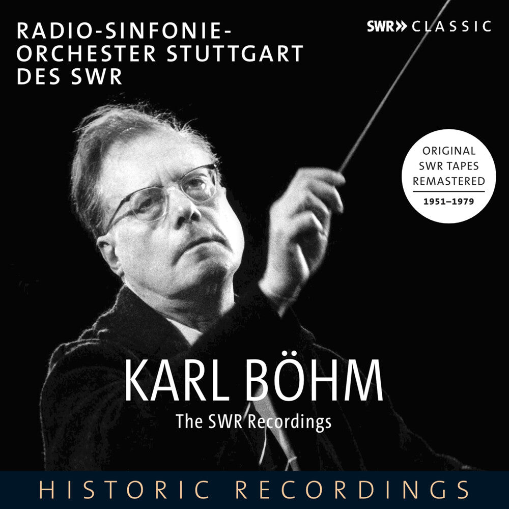 the album cover for Beethoven / Brahms / Dvorak - Karl Bohm - The Swr Recordings