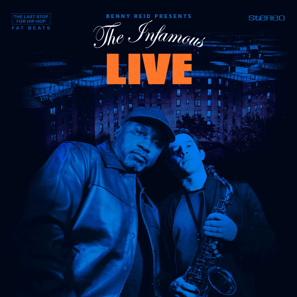 the album cover for Benny Reid - Infamous Live