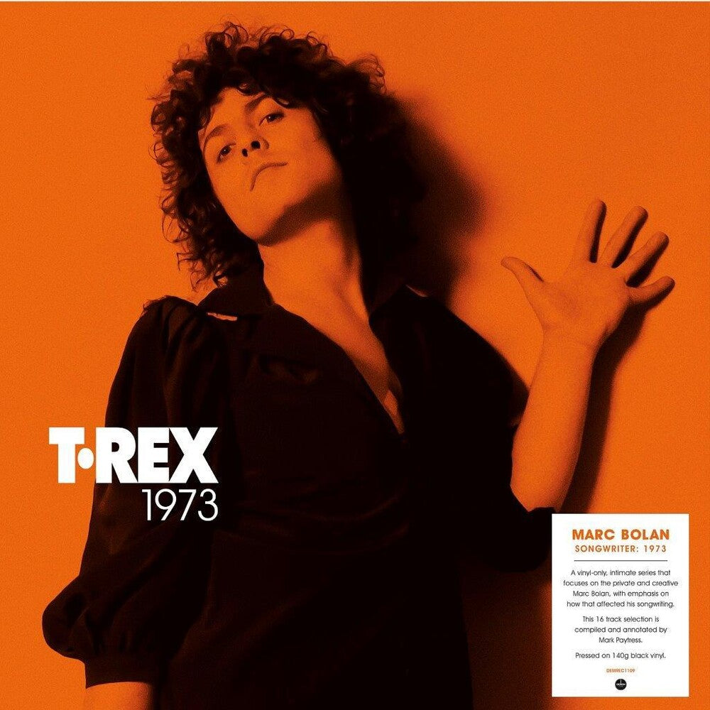 the album cover for T. Rex - Songwriter: 1973 (Blk) (Ofgv) (Uk)