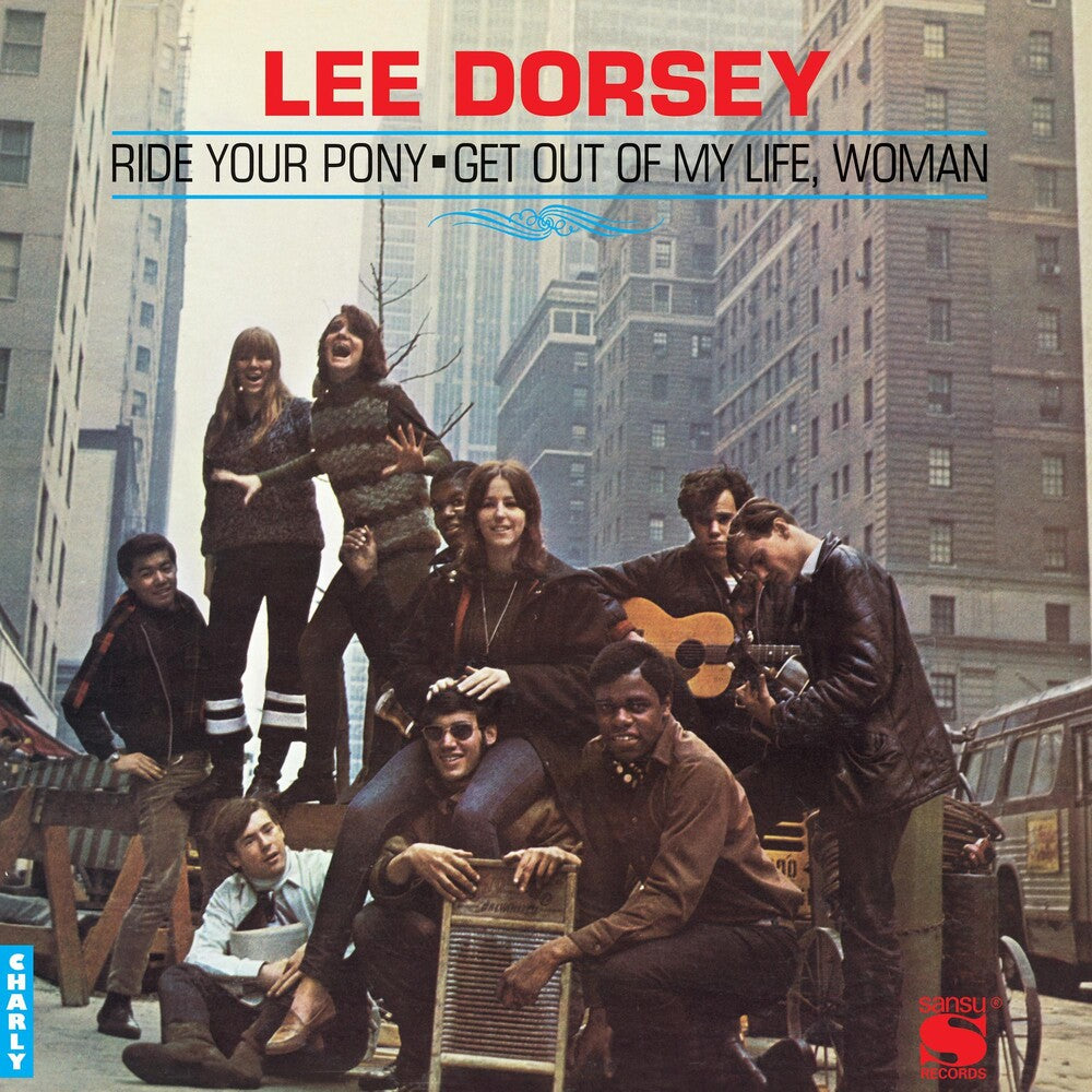 the album cover for Lee Dorsey - Ride Your Pony