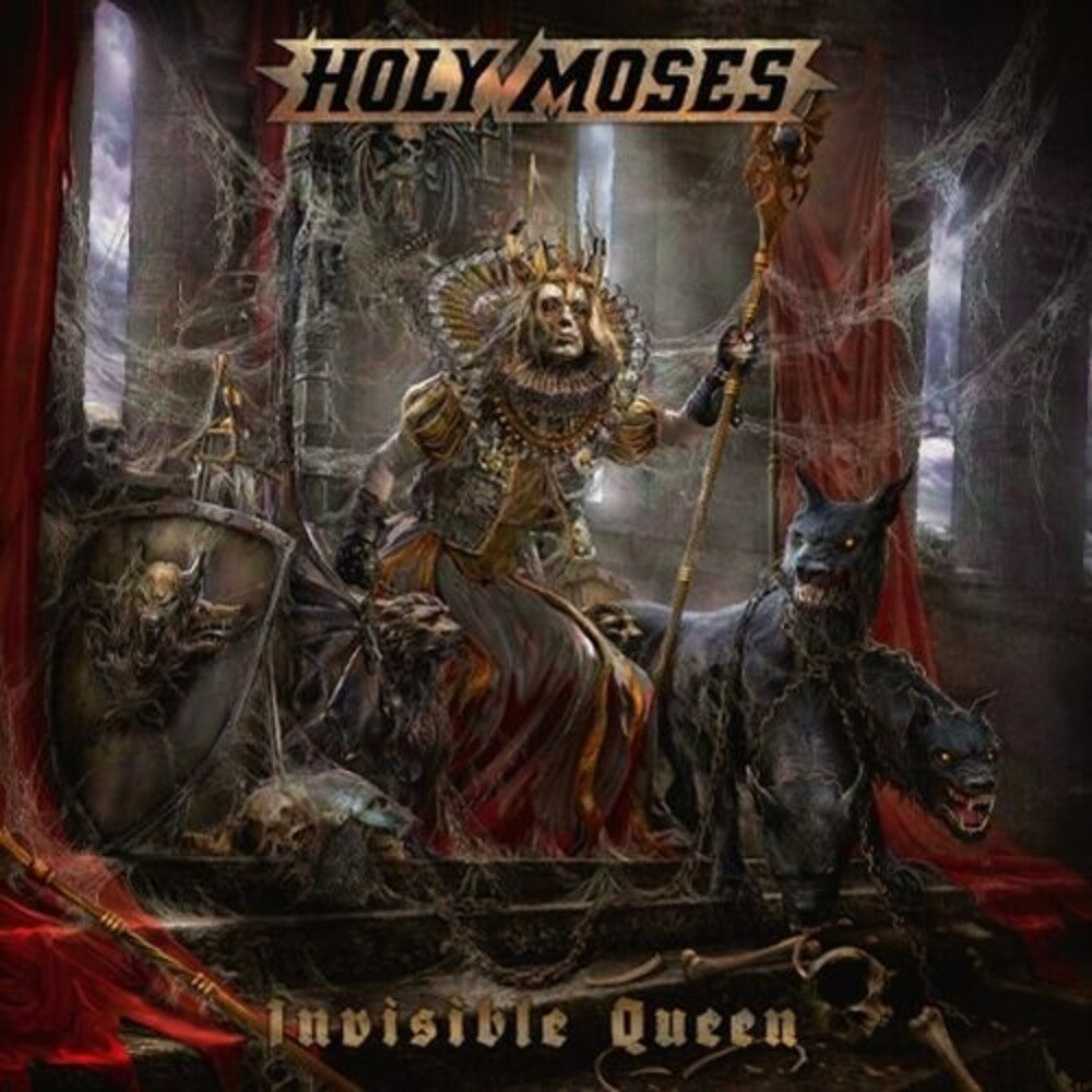 the album cover for Holy Moses - Invisible Queen (Uk)