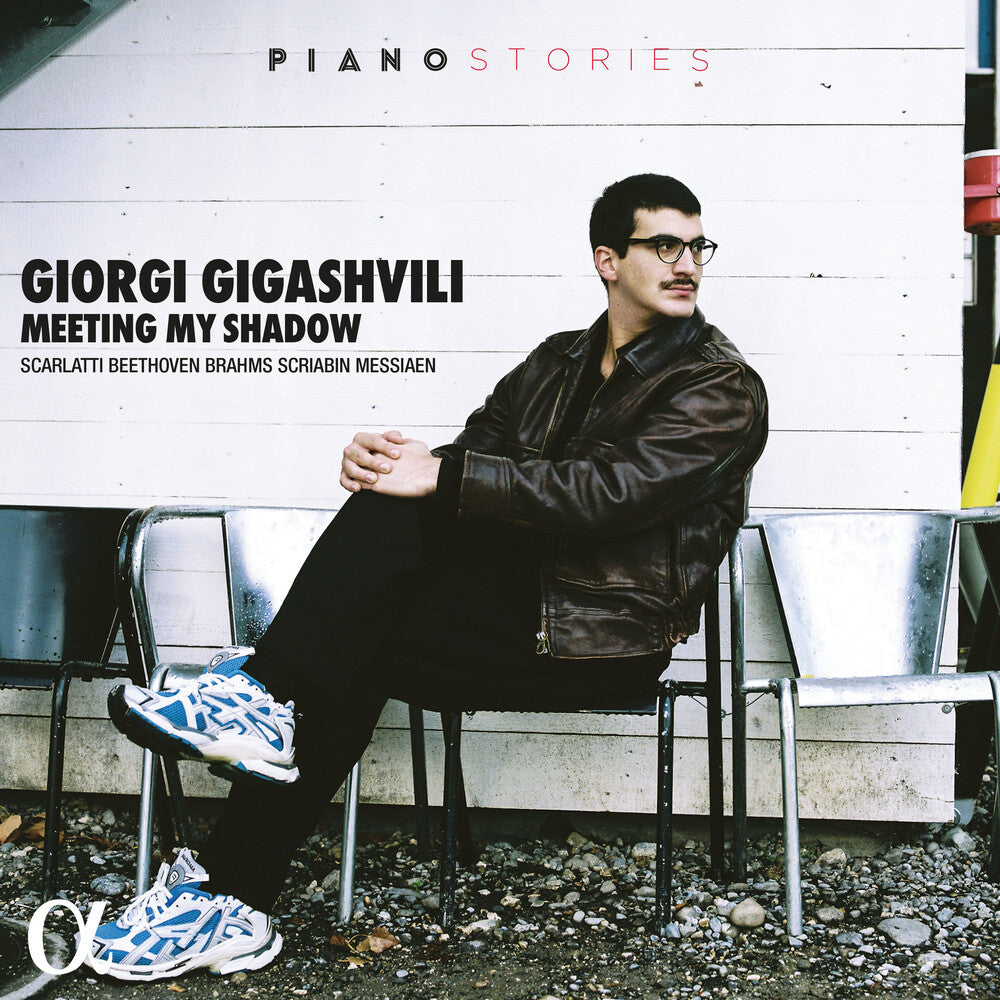 the album cover for Ludwig Beethoven Van / Brahms / Gigashvili,Gioorgi - Meeting My Shadow