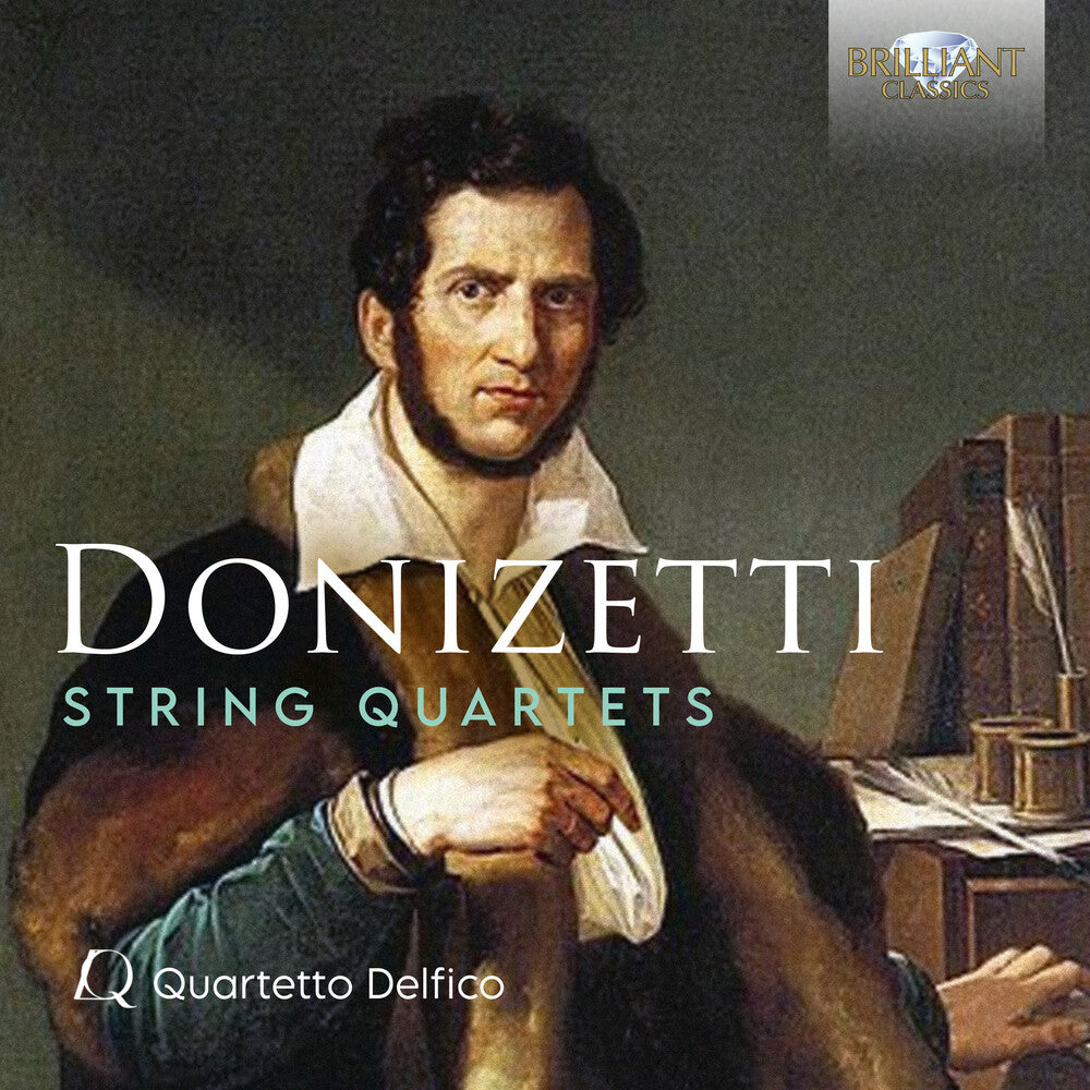 the album cover for Donizetti / Quartetto Delfico - String Quartets