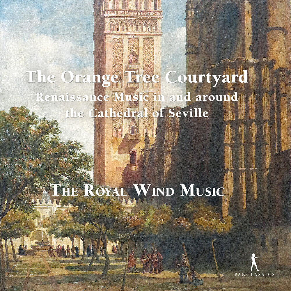 the album cover for Royal Wind Music - The Orange Tree Courtyard - Renaissance Music in and around the