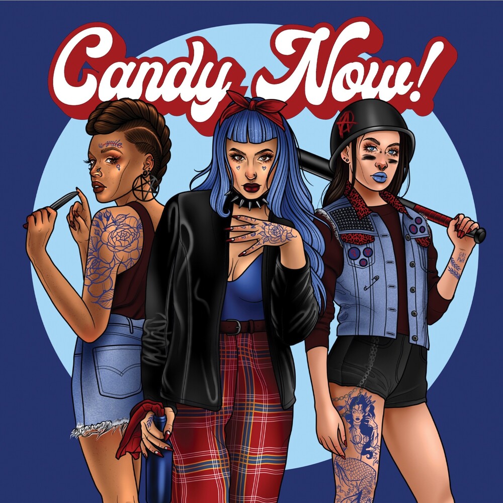 the album cover for Candy Now - Ladies Night / Not Falling In Love