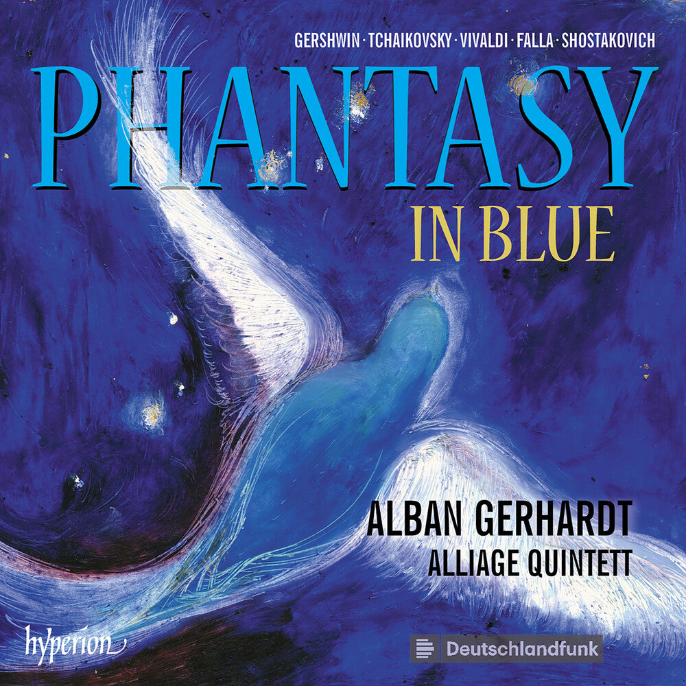 the album cover for Alban Gerhardt - Phantasy In Blue