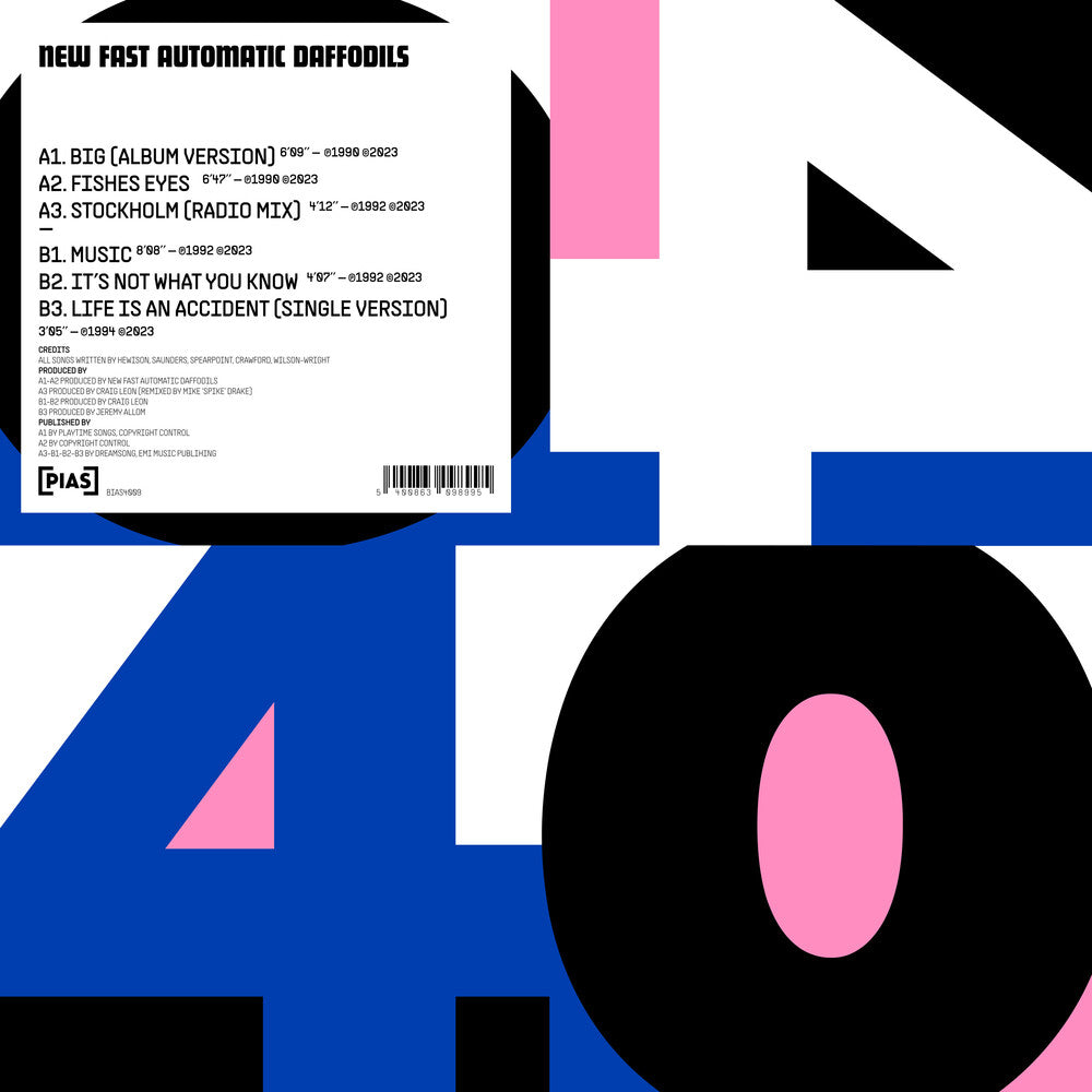 the album cover for New Fast Automatic Daffodils - - Pias 40