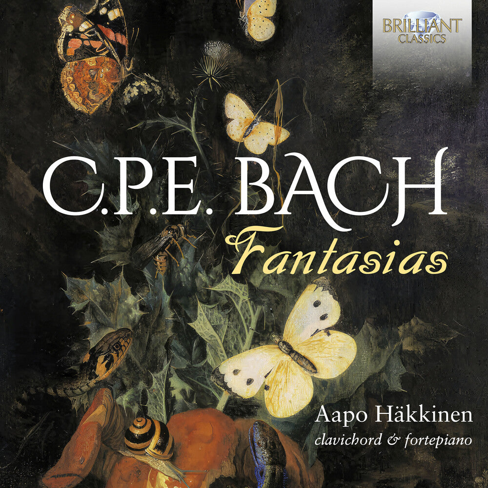 the album cover for C Bach .P.E. / Bach,J.S. / Hakkinen - Fantasias