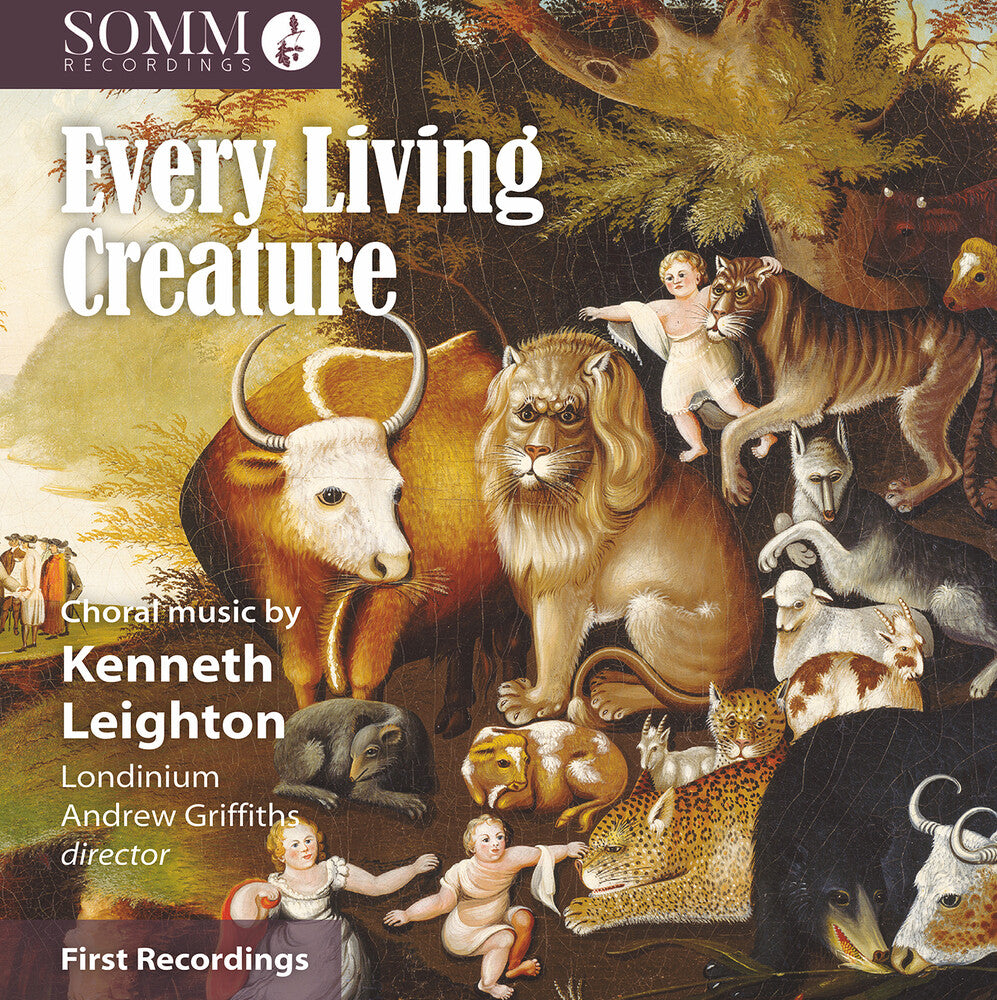 the album cover for Leighton / Londinium - Every Living Creature - Choral Music