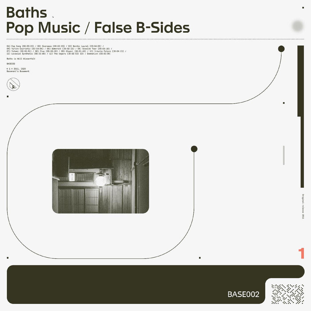 the album cover for Baths - Pop Music / False B-sides II