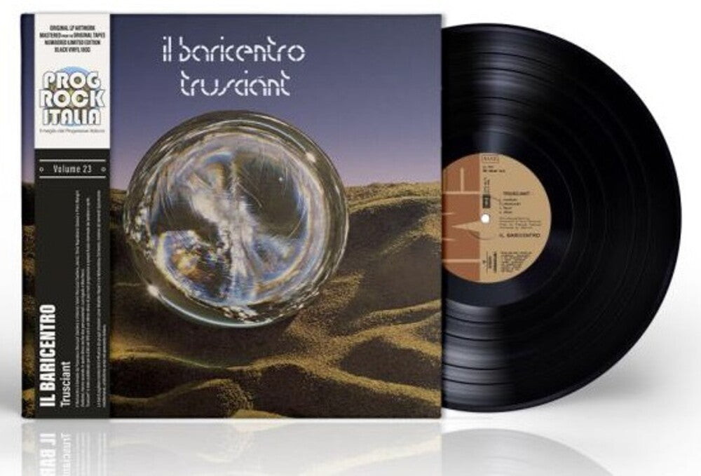 the album cover for Il Baricentro - Trusciant (Ita)