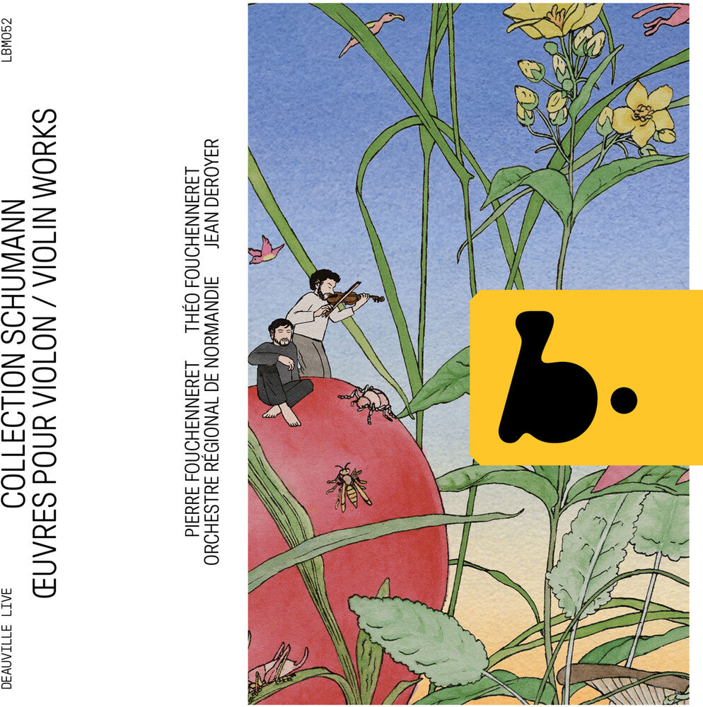 the album cover for Schumann / Fouchenneret / Deroyer - Violin Works