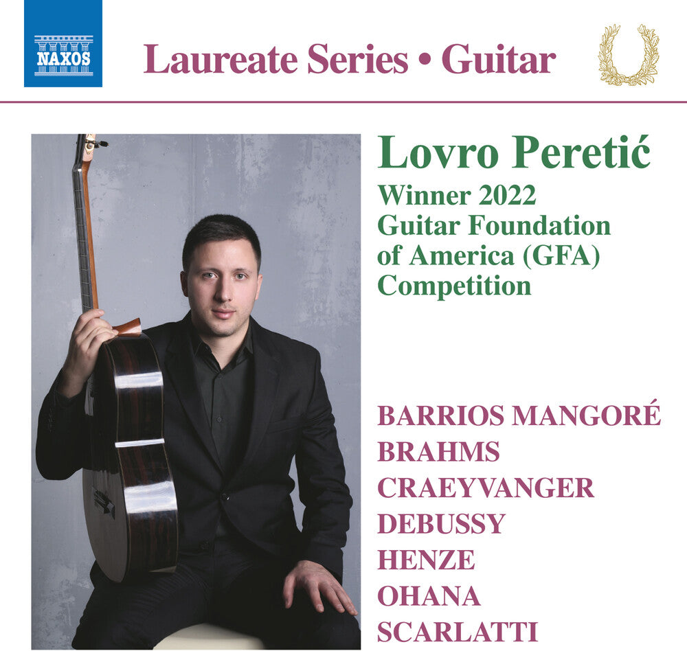 the album cover for Lovro Peretic - Guitar Recital