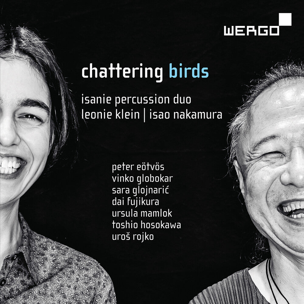 the album cover for Eotvos / Fujikura / Globokar - Chattering Birds