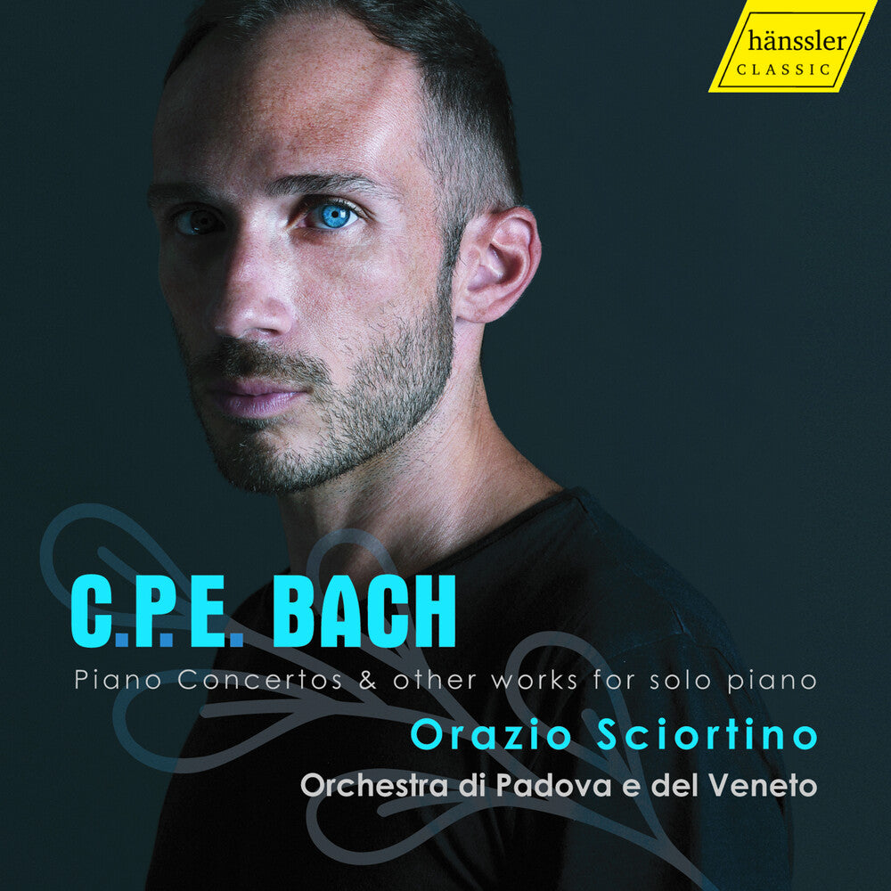 the album cover for C Bach .P.E. - Piano Concertos & Other Works For Solo Piano