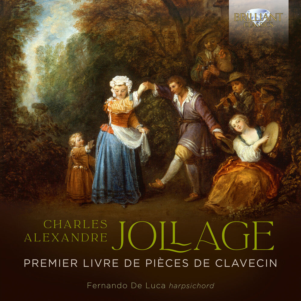 the album cover for Jollage / Luca - Premier Livre De Pieces De Clavecin