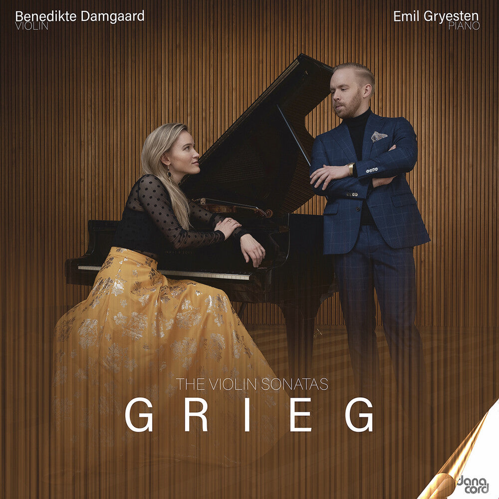 the album cover for Grieg / Damgaard / Gryesten - Violin Sonatas