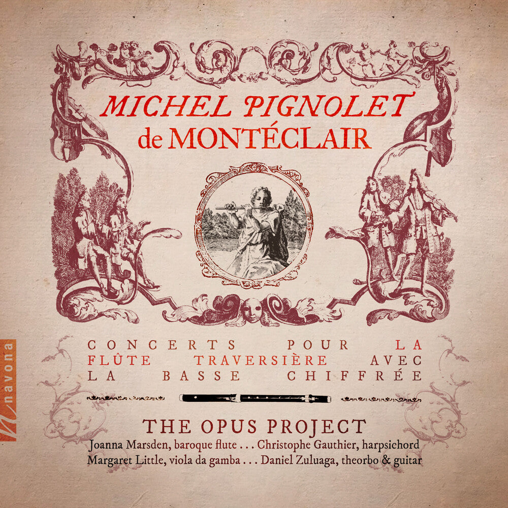 the album cover for Monteclair / Marsden / Gauthier - Concerts Pour La Flute Traversiere Avec La Basse