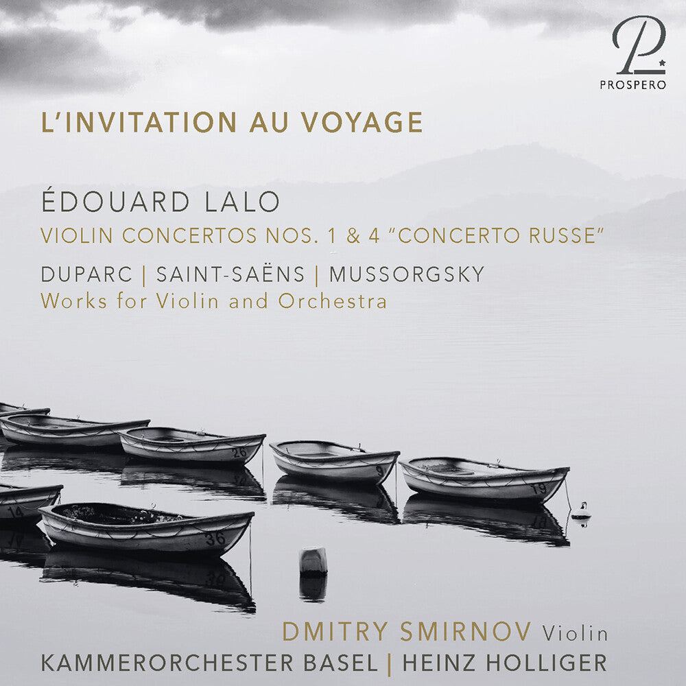 the album cover for Saens / Lalo / Smirnov - L'invitation Au Voyage