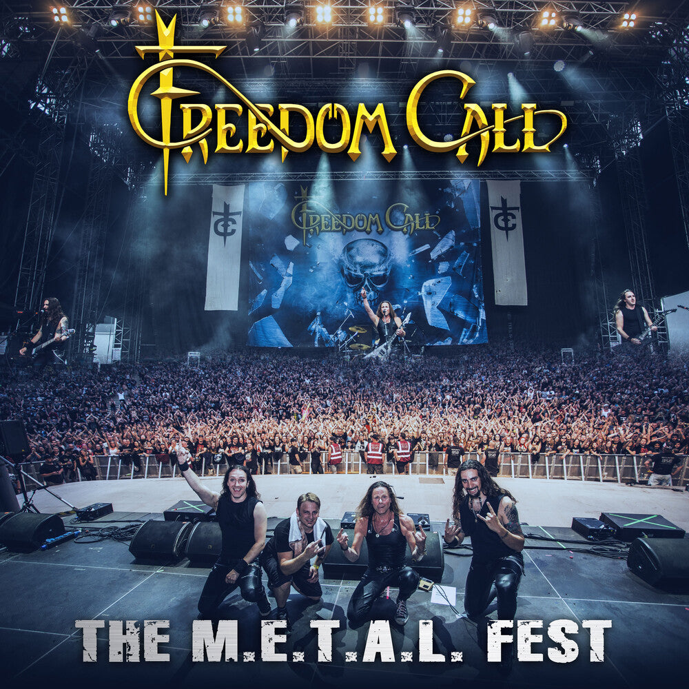 the album cover for Freedom Call - M.E.T.A.L. Fest (Wbr)