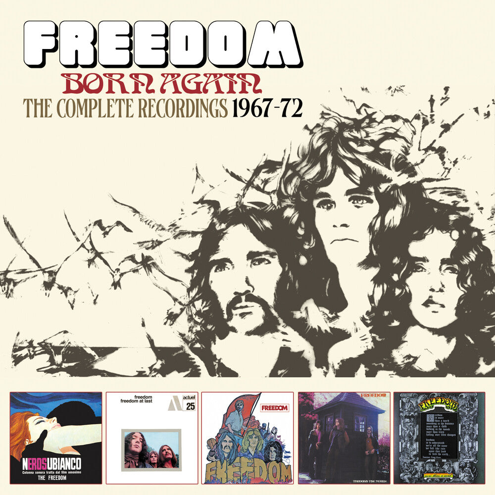 the album cover for Freedom - Born Again: The Complete Recordings 1967-1972 (Uk)