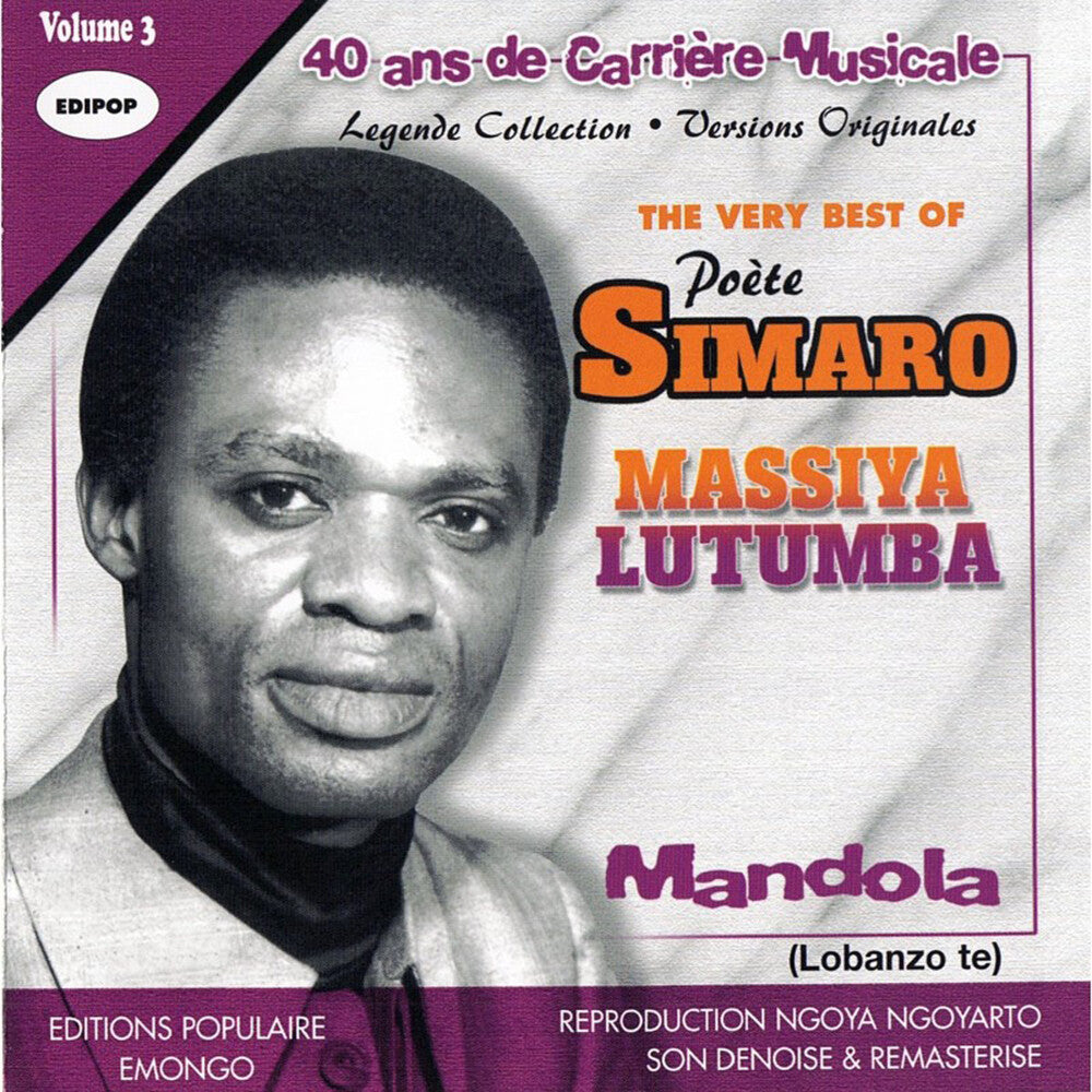 the album cover for Lutumba Simaro - Very Best Of, Vol.3