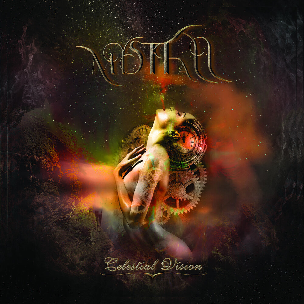 the album cover for Mystfall - Celestial Vision