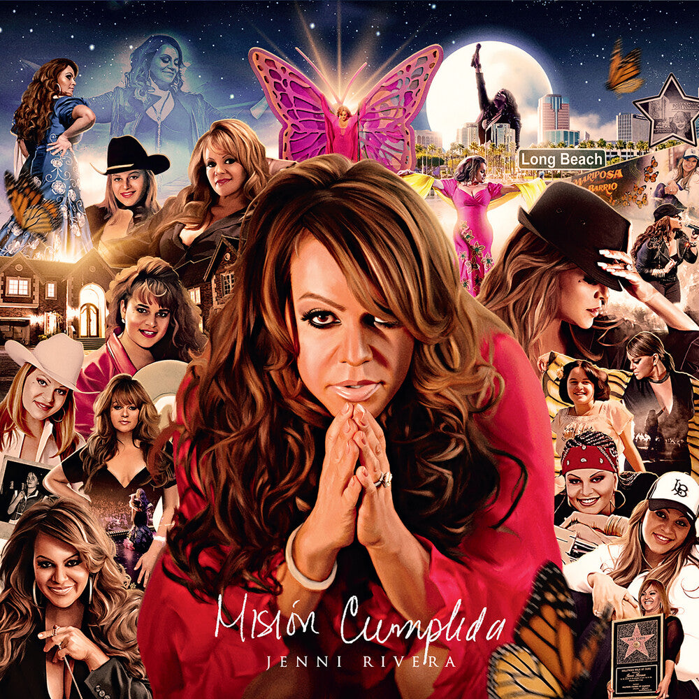 the album cover for Jenni Rivera - Mision Cumplida