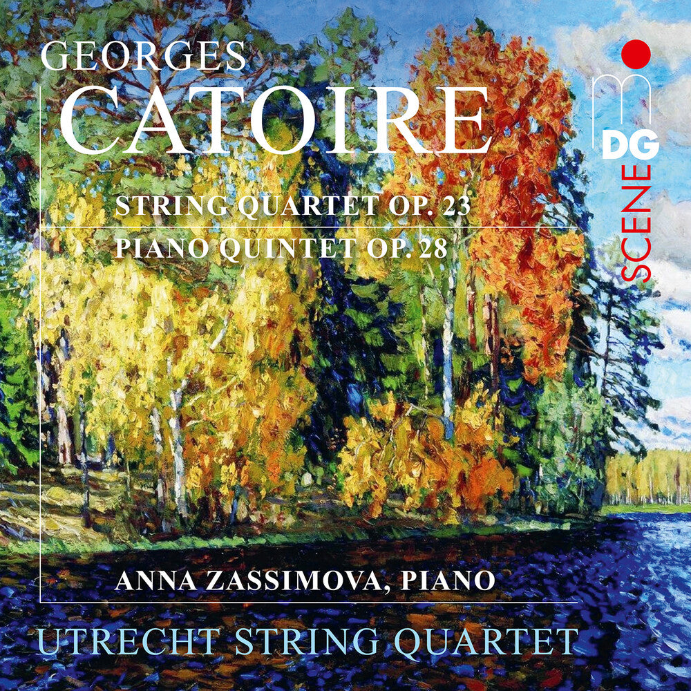 the album cover for Catoire / Utrecht String Quartet - String Quartet Op. 23 & Piano Quintet Op. 28