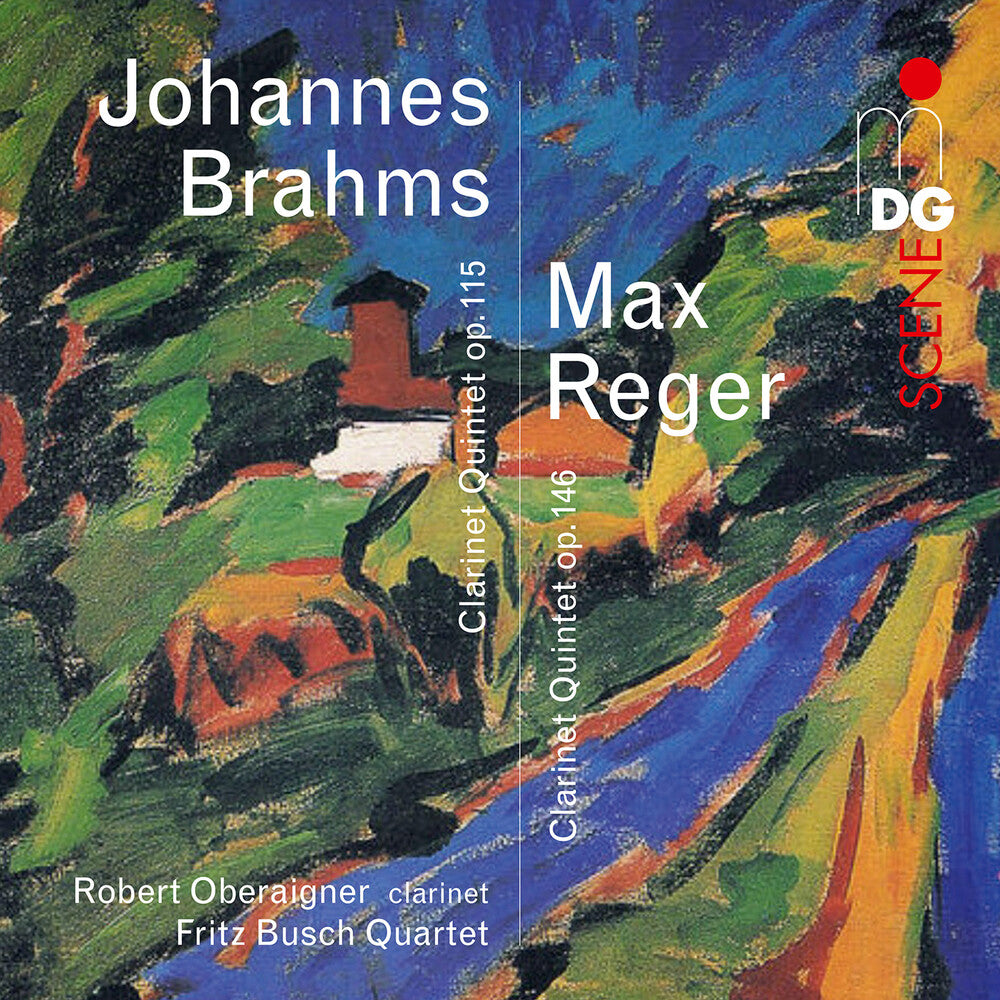 the album cover for Brahms / Reger / Oberaigner - Clarinet Quintets (Hybr)