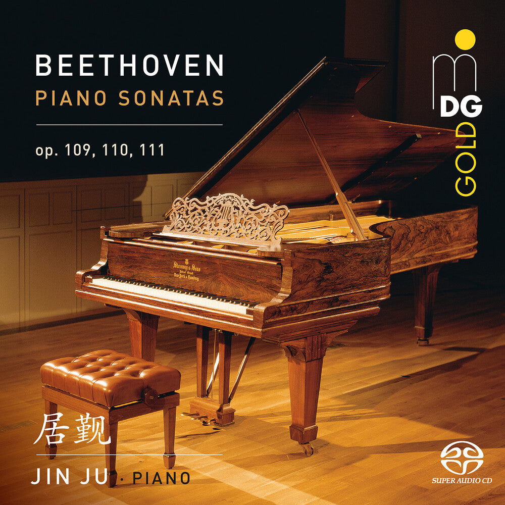 the album cover for L Beethoven .V. / Ju - Piano Sonatas, Op. 109, 110, 111 (Hybr)