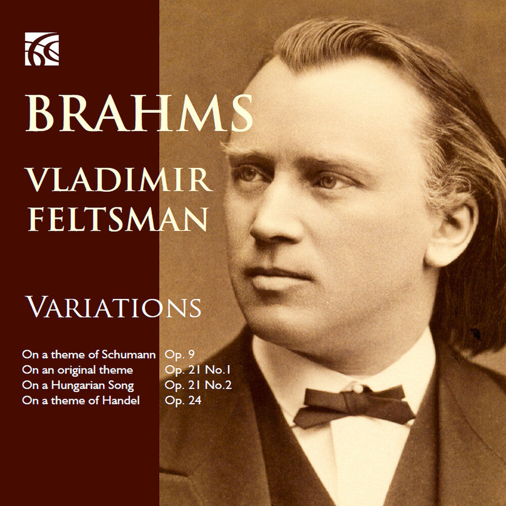 the album cover for Brahms / Feltsman - Variations