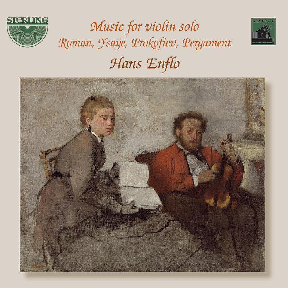 the album cover for Hans Enflo - Music For Violin Solo