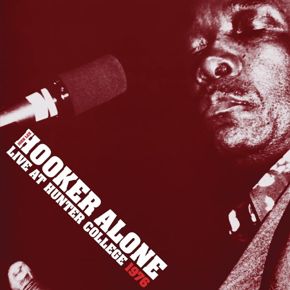 the album cover for John Hooker Lee - Alone: Live At Hunter College 1976