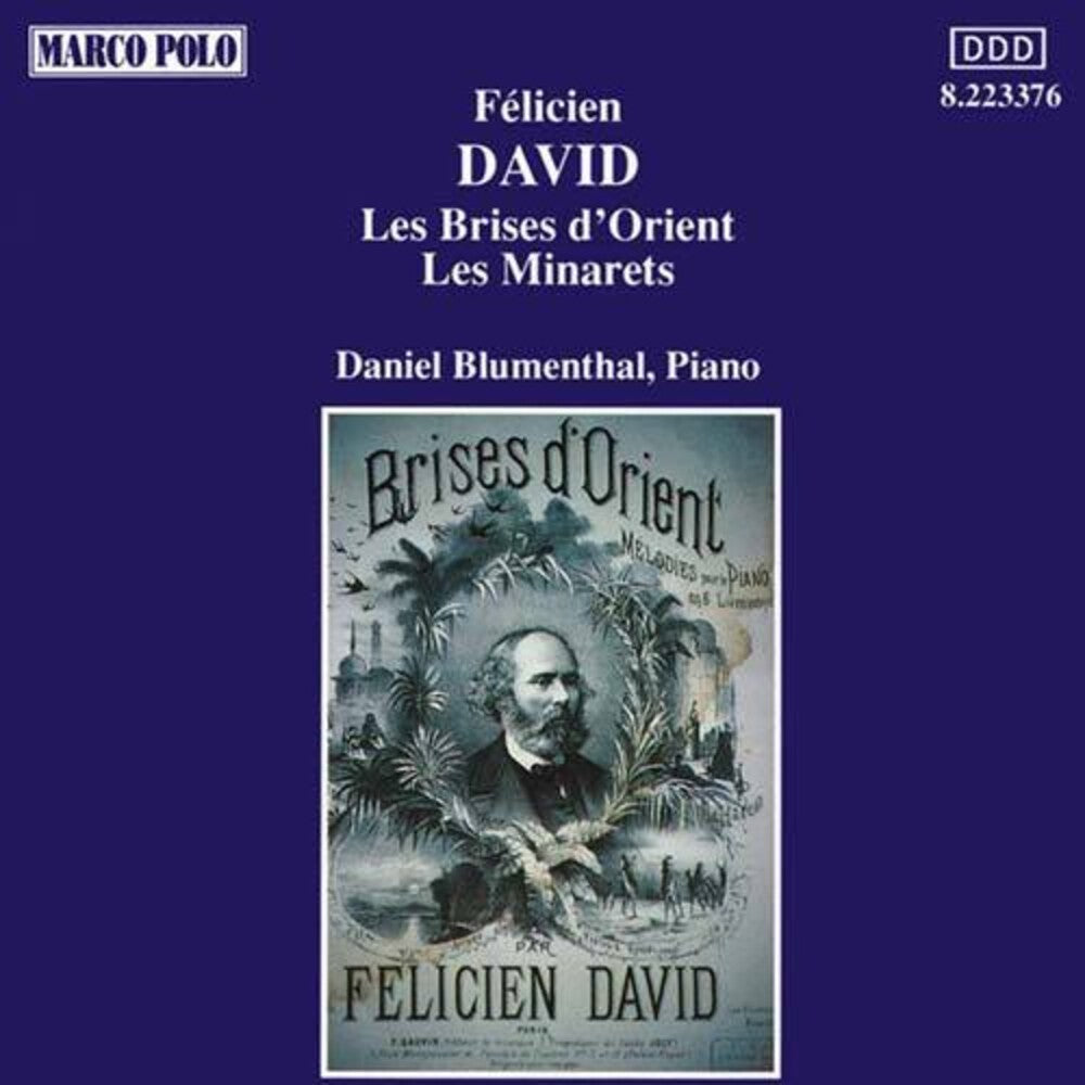 the album cover for David / Blumenthal - Les Brises D'orient / Les Minarets