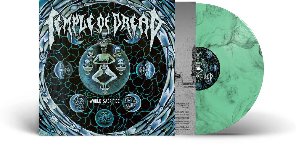 the album cover for Temple Of Dread - World Sacrifice